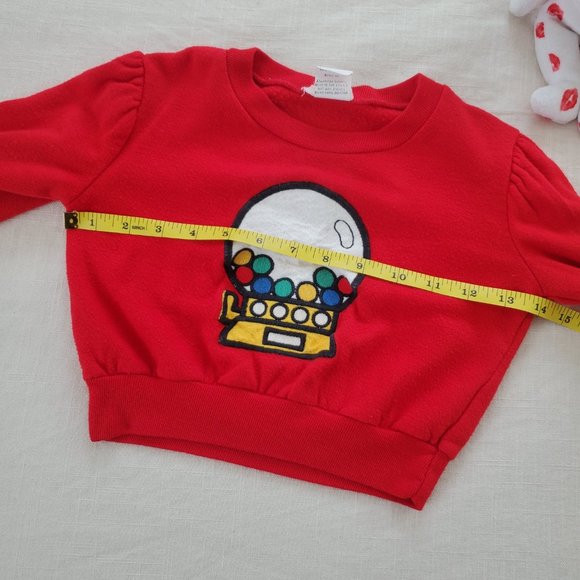 Vintage Gumball Machine Sweater 2t/3t - Picture 6 of 8
